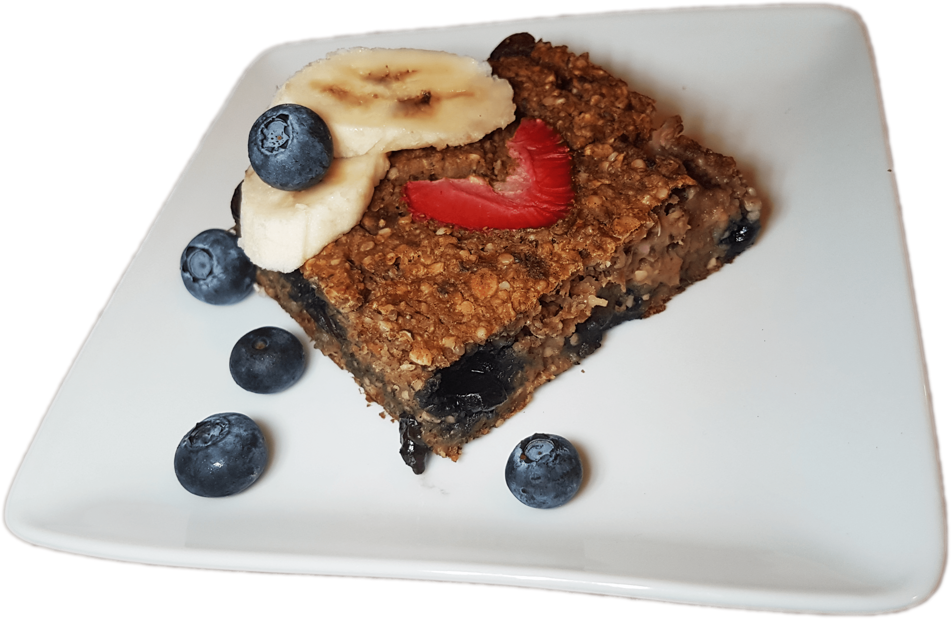 Banana Berry Baked Protein Oatmeal 2 (4032x2268), Png Download