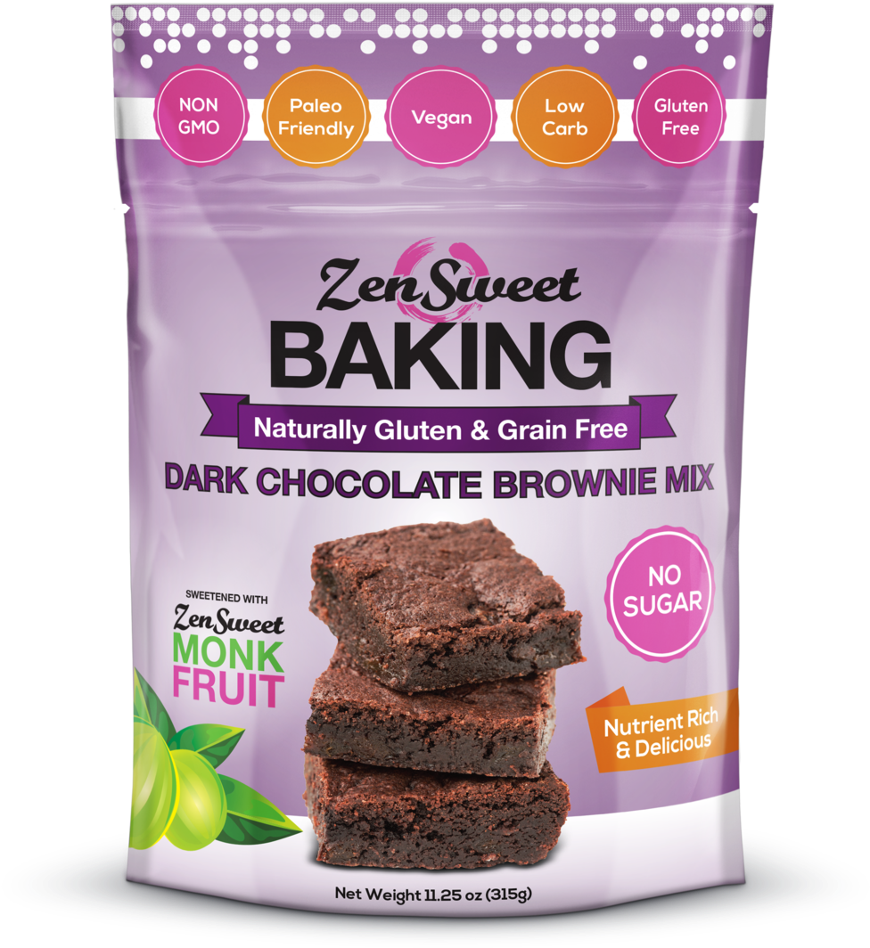 Zensweet Baking Brownies Bag (1000x1174), Png Download
