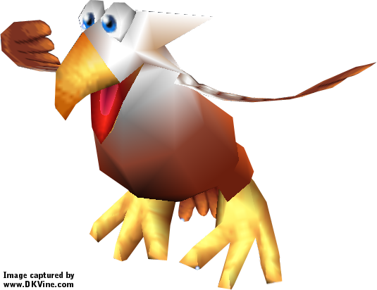 Banjo Kazooie Baby Eagle (535x412), Png Download