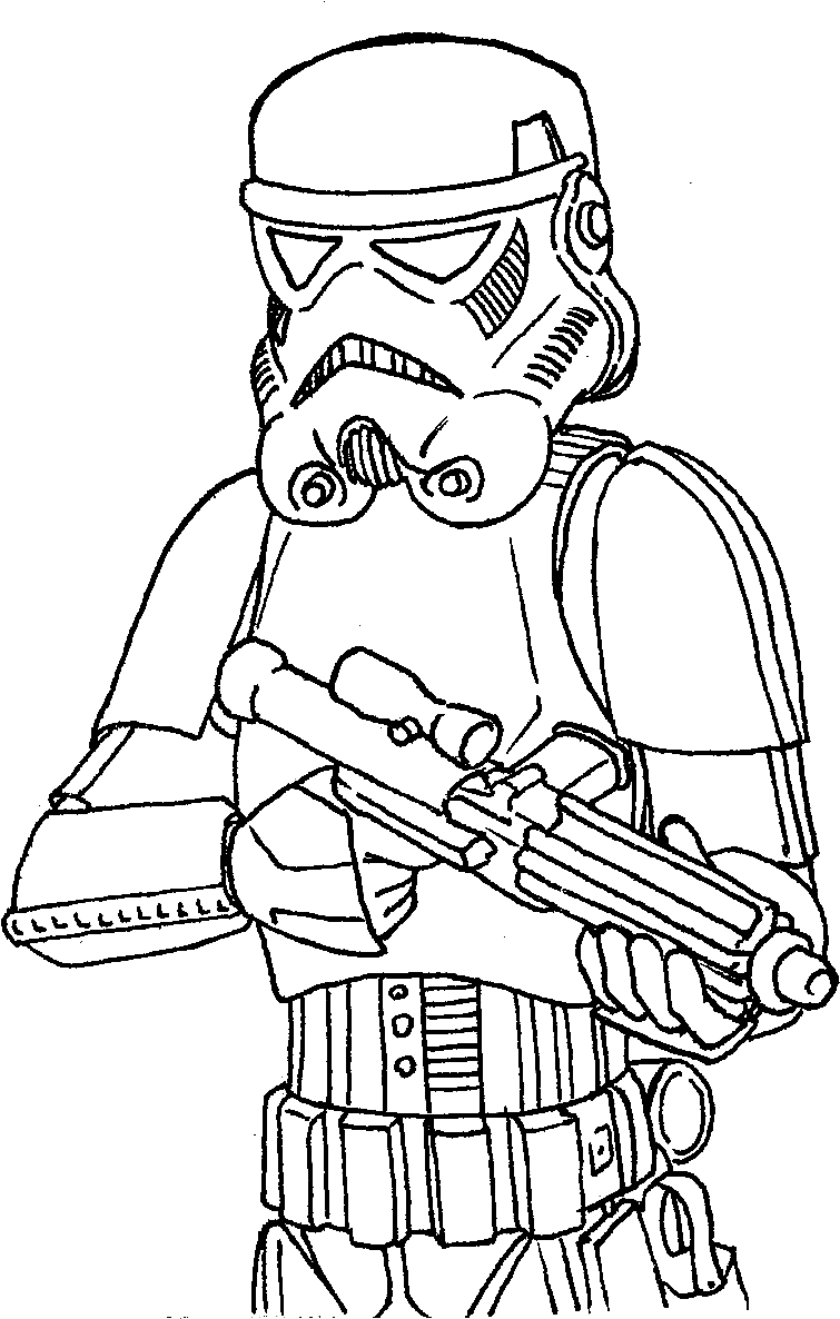 Best Drawing Of Star Wars (792x1227), Png Download