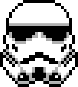 Starwars Clone Trooper - Perler Bead Pattern Star Wars (330x370), Png Download