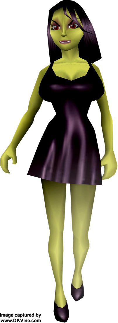 Click To Expand - Banjo Kazooie Gruntilda (404x1107), Png Download