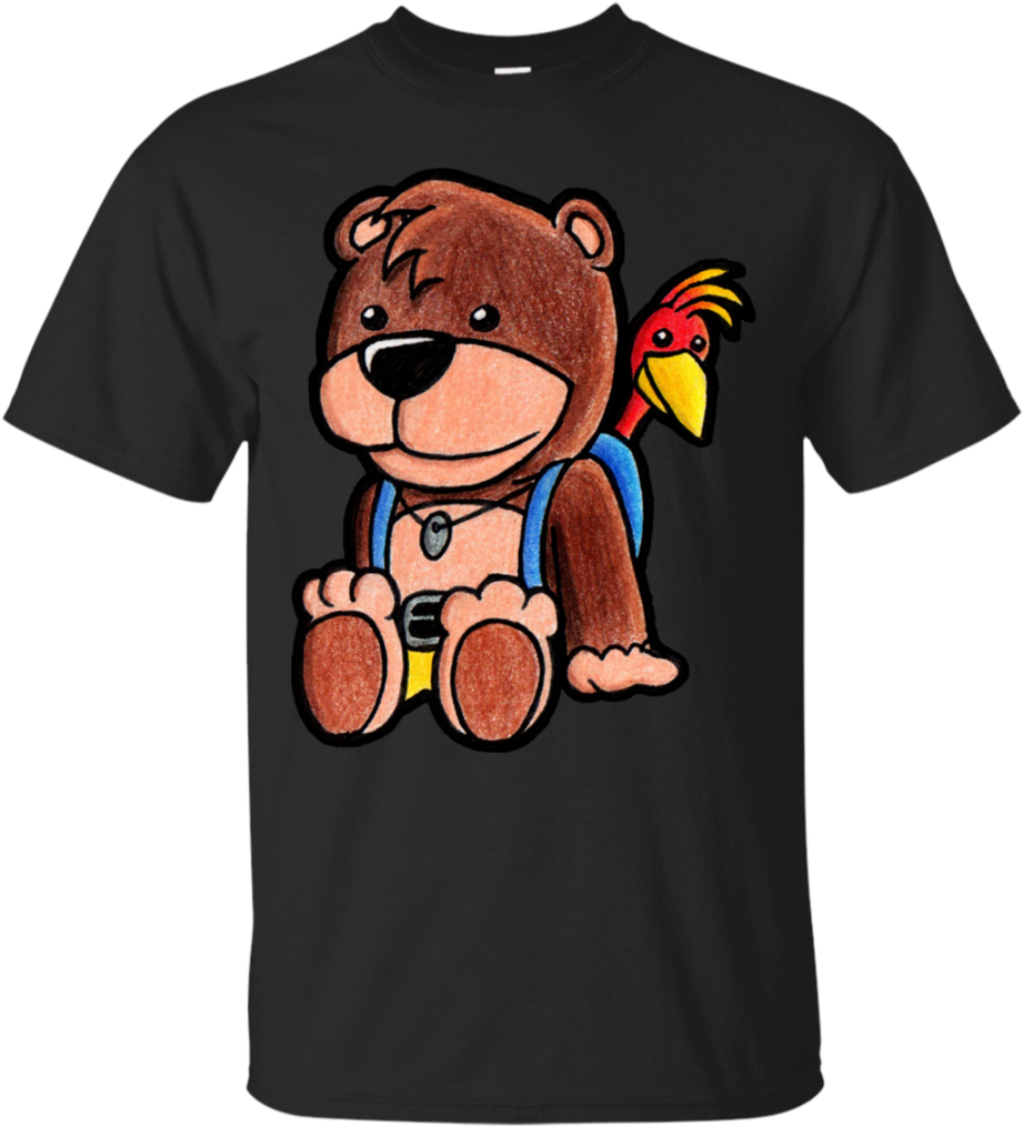 Chibi Banjo Kazooie T Shirt & Hoodie - Shirt (1024x1024), Png Download