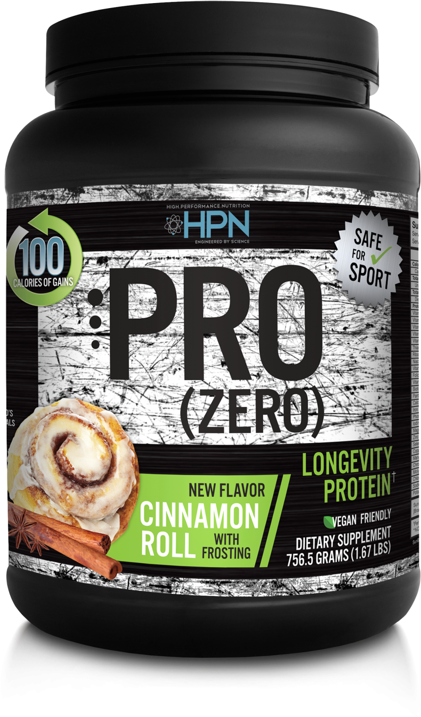 Pro Zero Cinnamon Roll - Hpn Pro Zero | 50 Servings - Blueberry Scone (1117x1500), Png Download