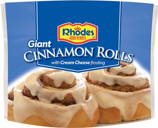 759 Giant Cinnamon Rolls - Rhodes Bread (550x550), Png Download