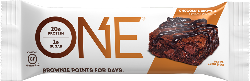 Chocolate Brownie - Maple Donut One Bar (1037x360), Png Download