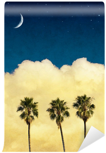 Moon Palms With Vintage Paper Textures Wall Mural • - Jessamine (a Novel) [book] (400x400), Png Download
