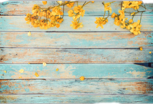 Report Abuse - Vintage Yellow Flowers Background (539x365), Png Download