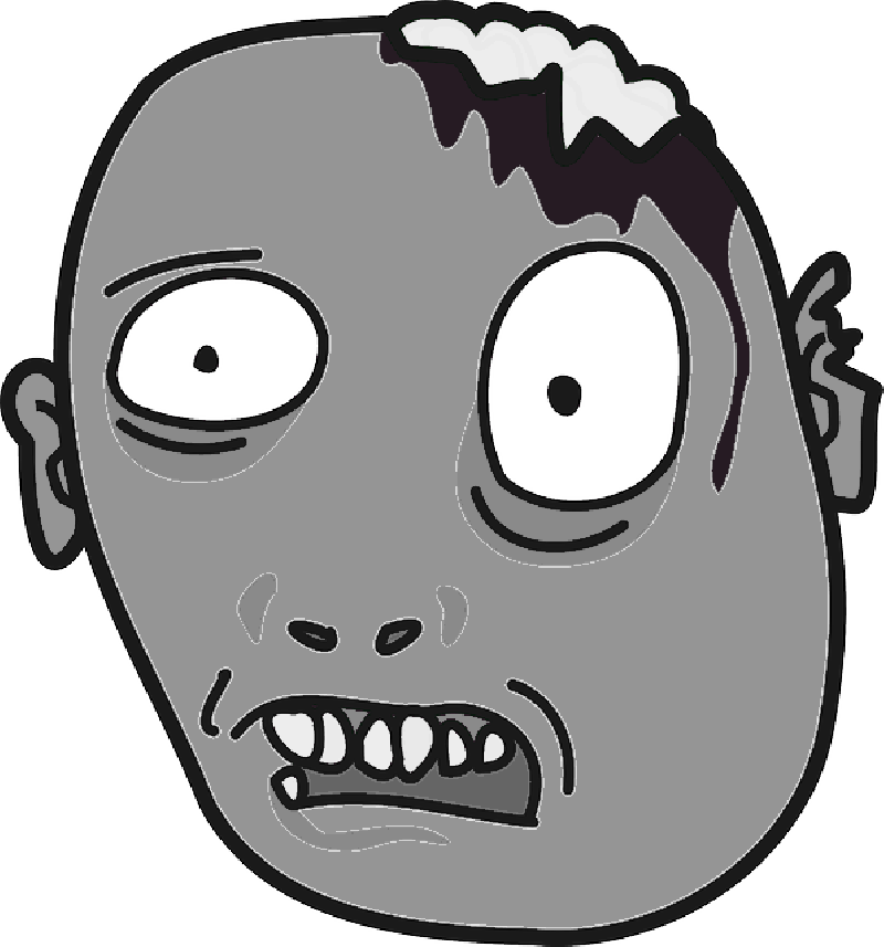 Mb Image/png - Cartoon Zombie Head Png (800x857), Png Download