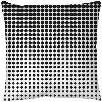 Black Dots On White Background - Vestidos Años 70 Rojos (400x400), Png Download