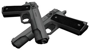 Pistols - Tomb Raider Anniversary Armas (400x300), Png Download