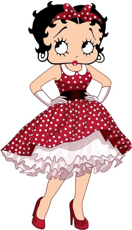 Trajes De Noches❤ - Betty Boop (446x800), Png Download