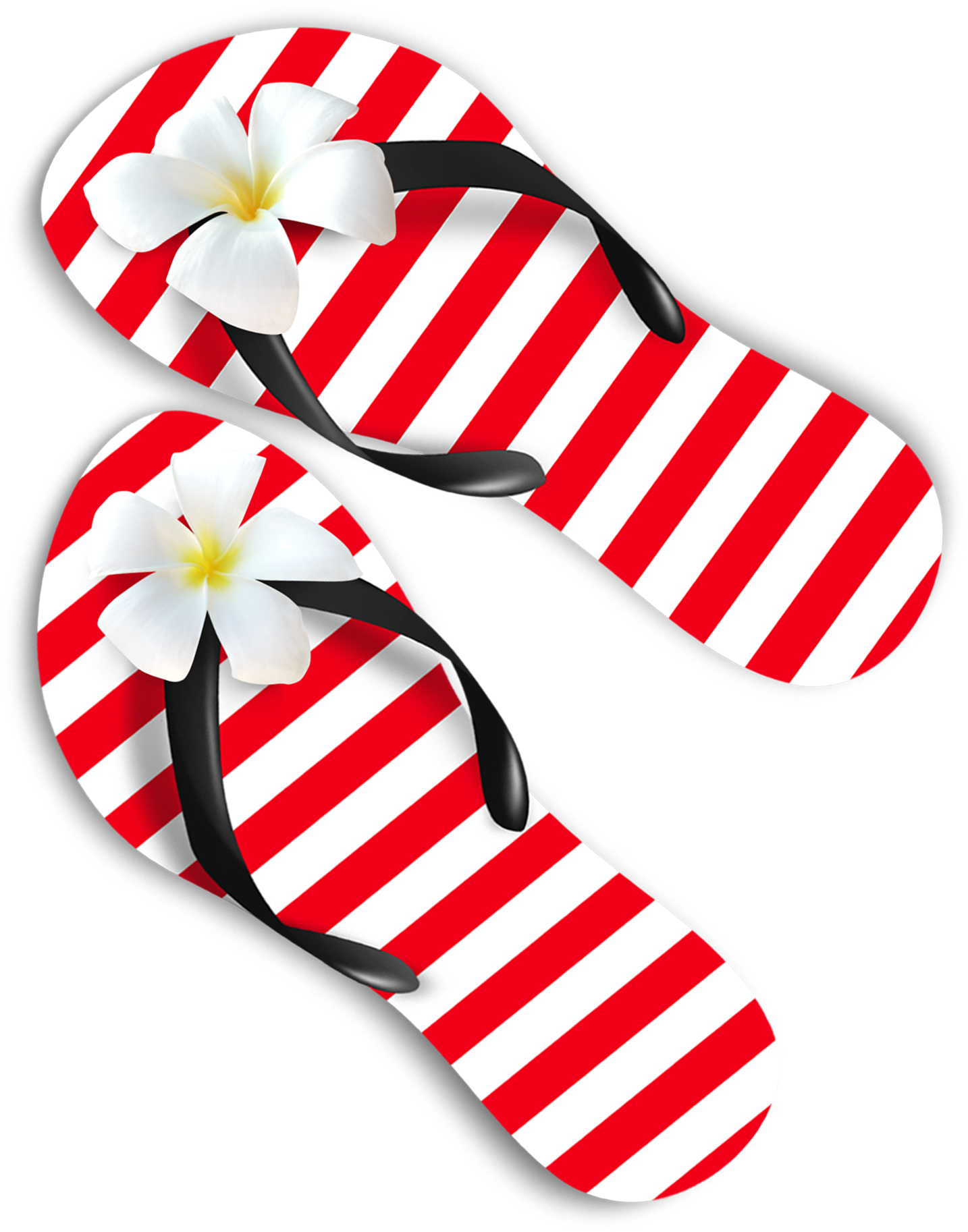 Hand Painted Cartoon Slippers Decorative - Slipper (4365x4304), Png Download