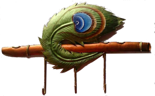 Peacock Feather Hanger - Faridabad (500x310), Png Download