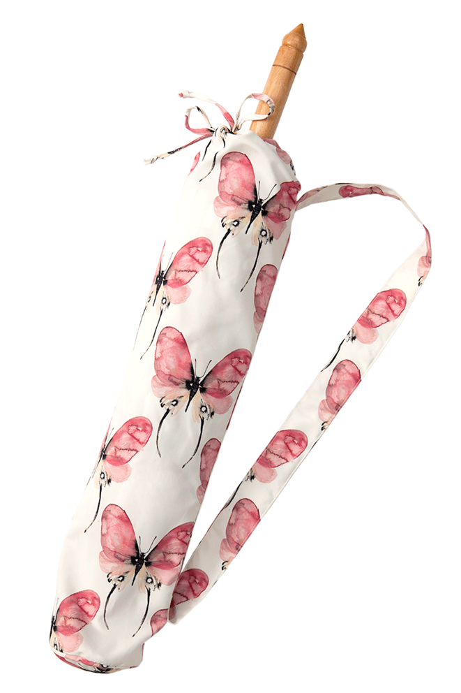 Lily-lark Rose And Pink Butterfly Print Handcrafted - Flip-flops (1024x1024), Png Download