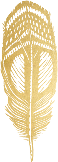 Quail Feather - Feather Gold (690x690), Png Download