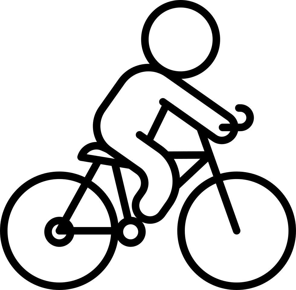 Bike Ride Png For Kids - Persona En Bicicleta Dibujo (980x962), Png Download