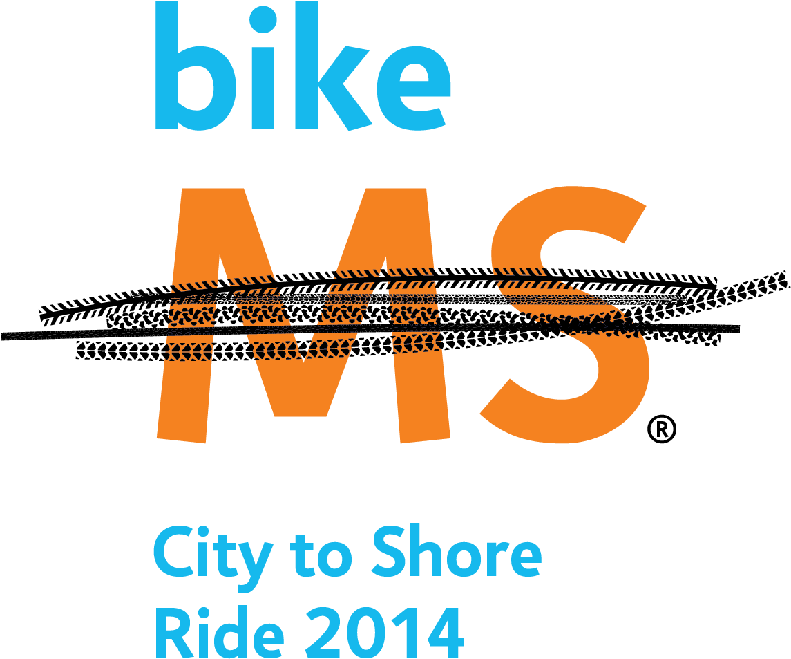 2014 Bikems Logo Cts Cmyk - Bike Ms Logo (1350x1075), Png Download