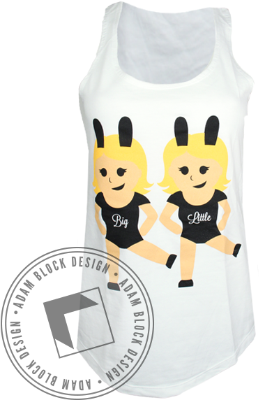 Big Little Emoji Tank - Sigma Nu Snake Shirt (464x585), Png Download