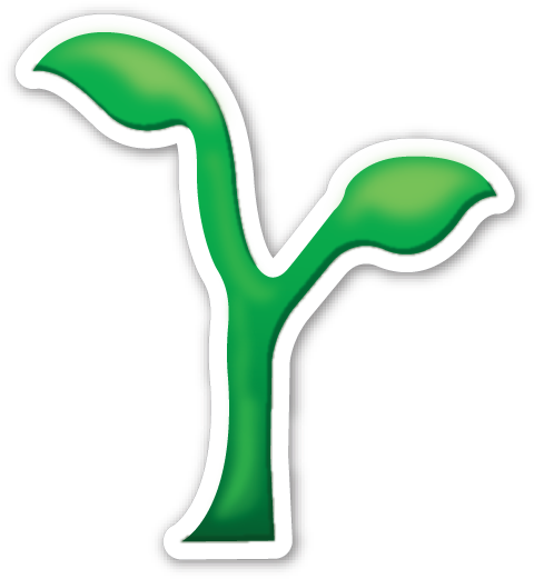 Seedling - Emoji (497x531), Png Download