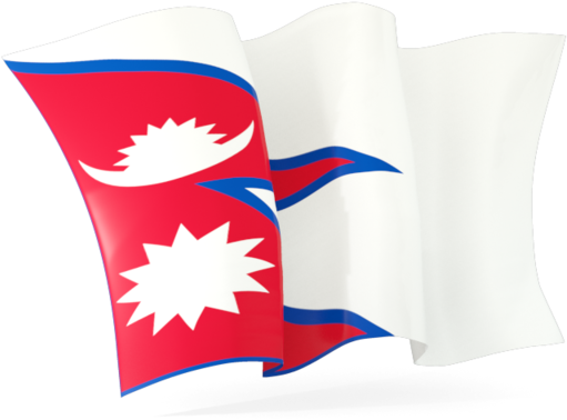 Nepal Flag Waving Png (640x480), Png Download