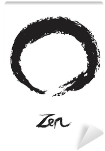 Zen Buddhism Circle Symbol Enso On White Background - Lower Mainland Down Syndrome Society (400x400), Png Download