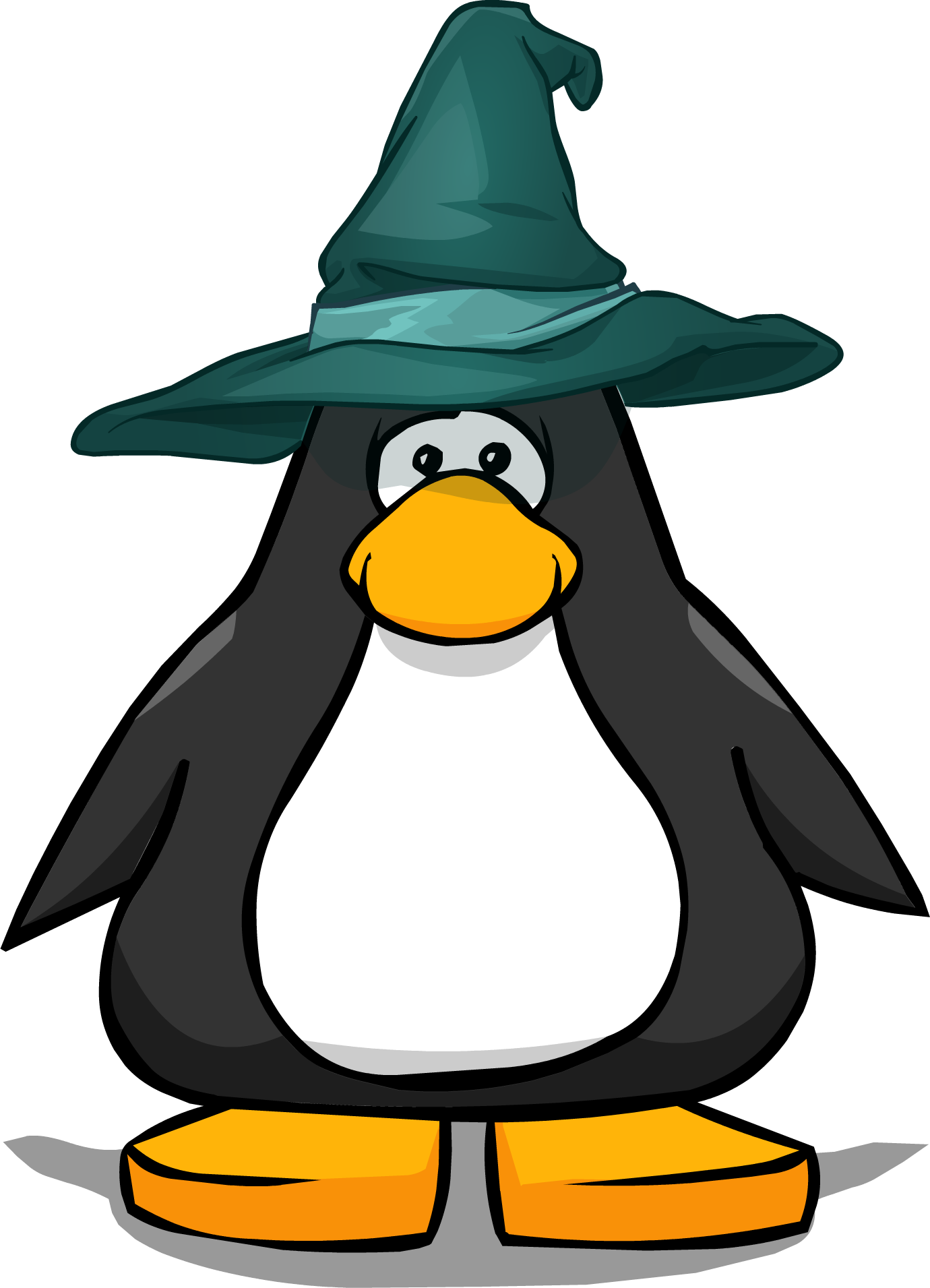 Magic Hat From A Player Card - Penguin With A Horn (1380x1911), Png Download