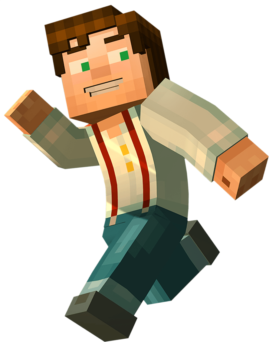 Story Mode / A Present Idea From The @nytimes 2015 - Minecraft: Story Mode (pc Dvd) (900x1134), Png Download