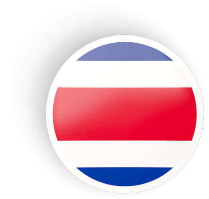 Illustration Of Flag Of Costa Rica - Costa Rica Flag Icon Png (640x480), Png Download