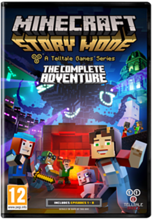 Story Mode - Minecraft Story Mode Complete Adventure Xbox 360 (350x475), Png Download