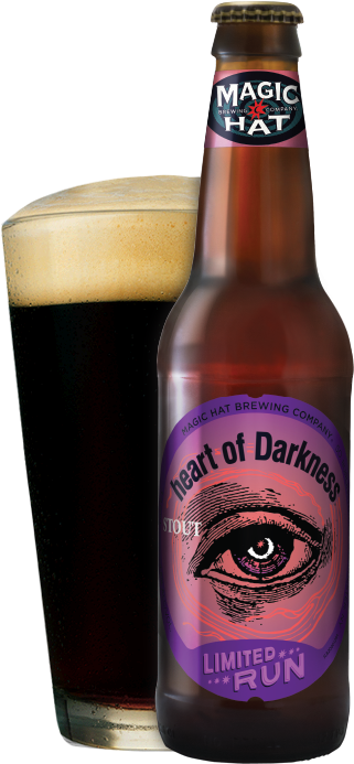 @00 @ 1 1 12 Heart Of Darkness - Magic Hat Brewing Heart Of Darkness (330x714), Png Download