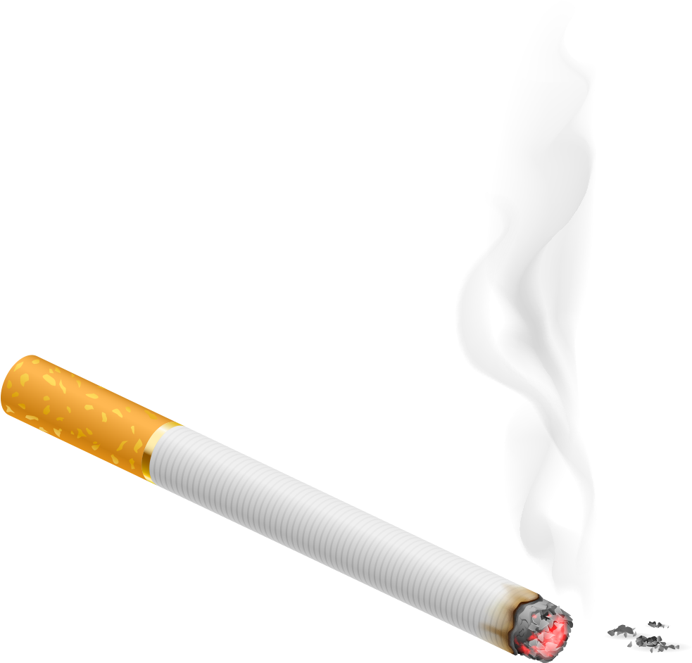 Cigarette Smoking - Cigarette (1000x1000), Png Download