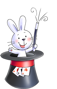 Magic Hat Png Welcome To Captain Jack Magic - Magician Bunny Clipart (300x404), Png Download