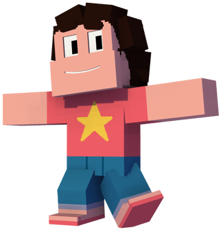 Picture - Mine Imator Steven Universe (351x351), Png Download