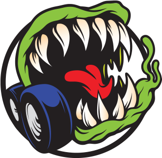 Hot Wheels Clipart Monster Jam - Hot Wheels Street Beast Logo (406x330), Png Download