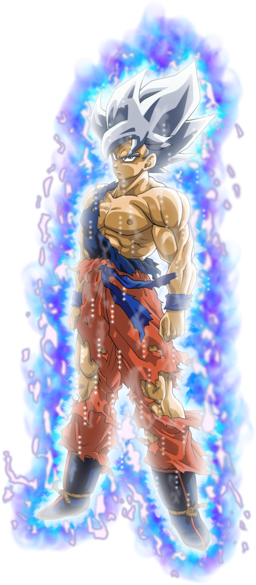 Goku Ssj - Goku Ultra Instinct Aura (660x1211), Png Download