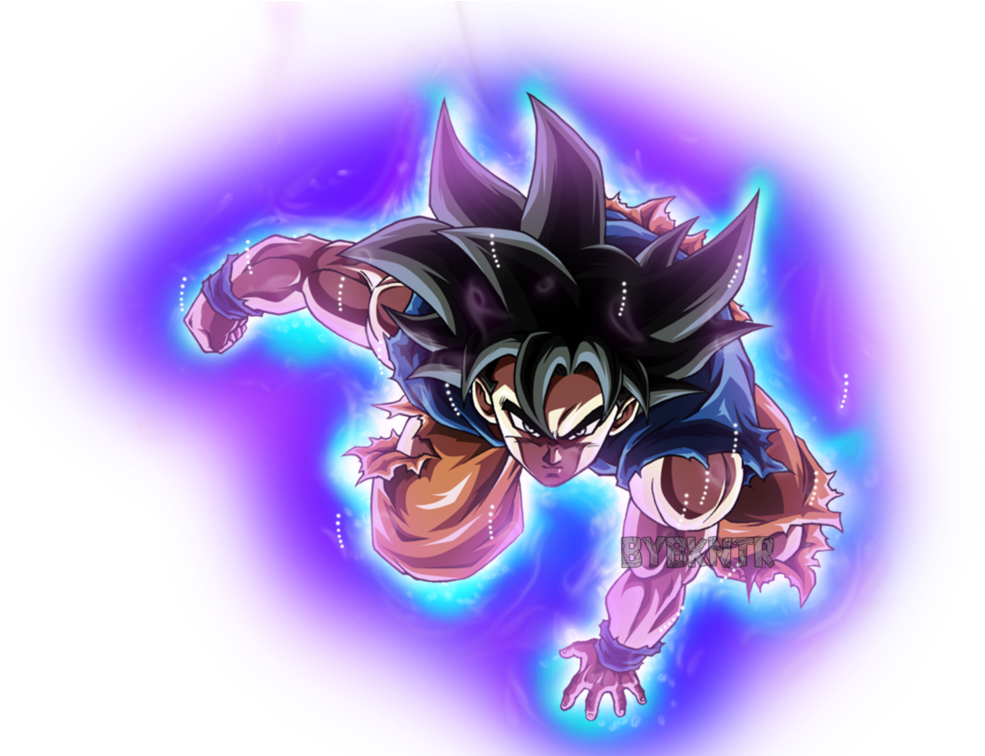 Migatte - Goku Migatte No Gokui Aura (1057x755), Png Download