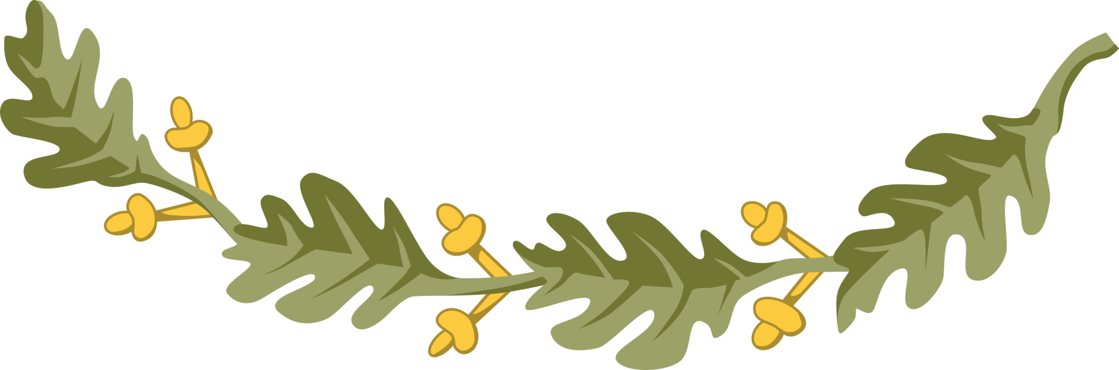 Oak Leaf Computer Icons Pixel Art Tree - East Urban Home 'mexico Emblem' Graphic Art Print On (2267x750), Png Download