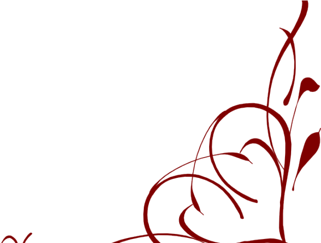 Decorative Border Clipart Scrollwork - Clip Art (640x480), Png Download