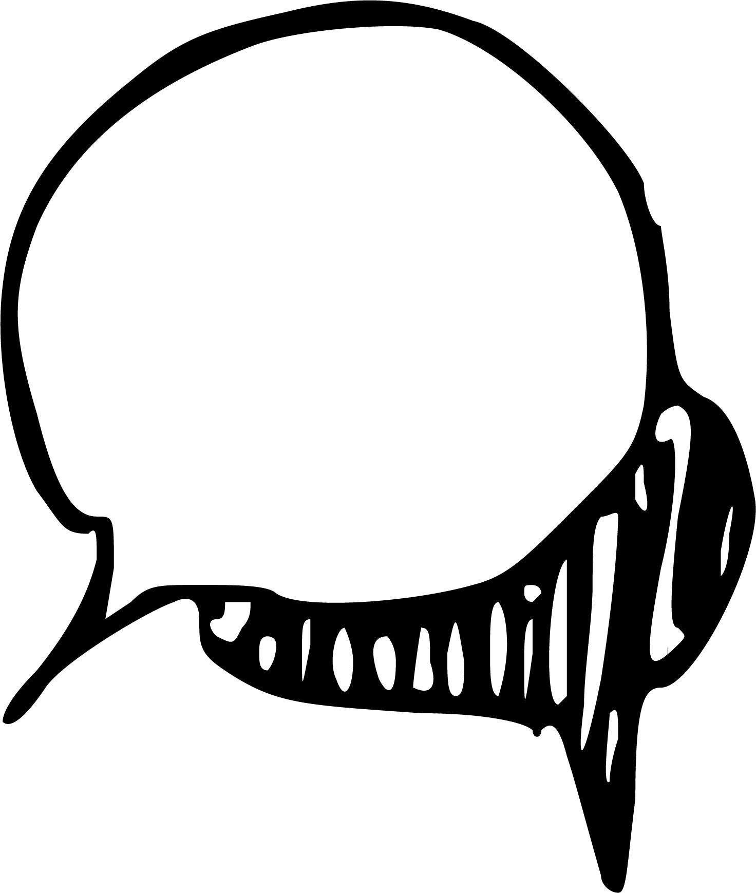 Marketing Icon Black - Music (1472x1739), Png Download
