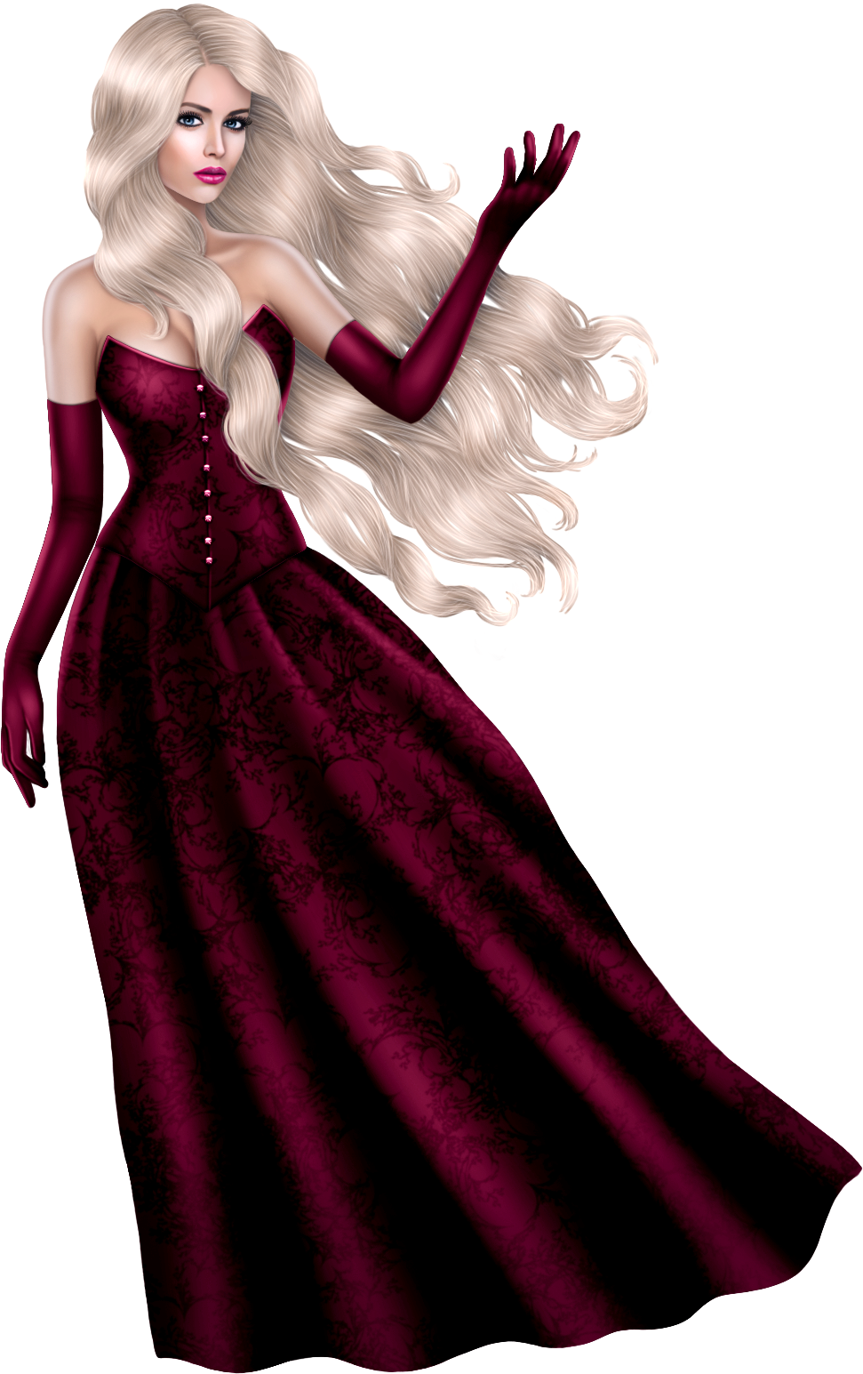 Gown (1325x1816), Png Download