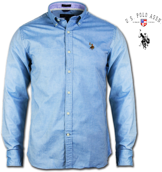 ~us Polo Assn Small Pony Multicolored Logo Long Sleeve - Us Polo Men Shirts (600x600), Png Download