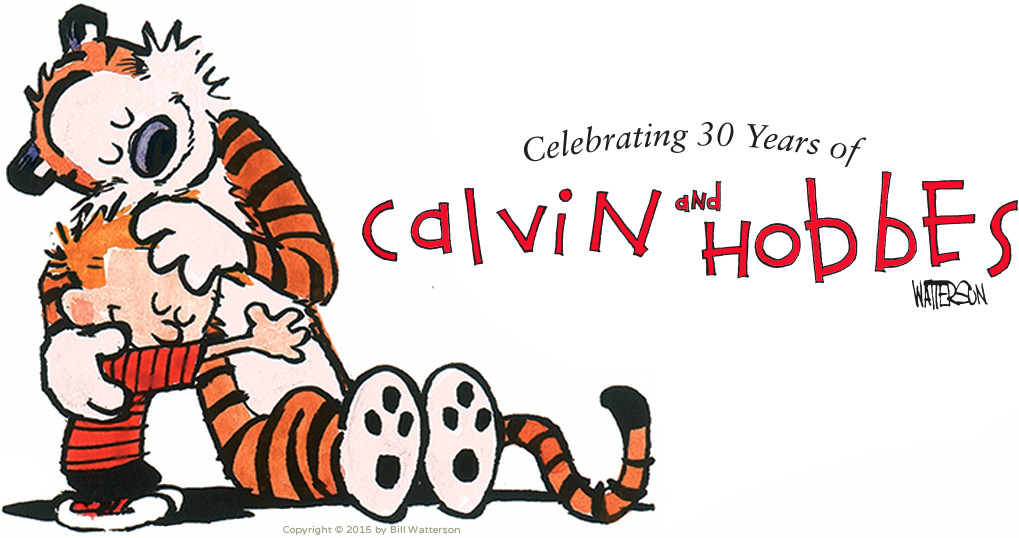 Calvin And Hobbes - Calvin And Hobbes Art Comic (1019x538), Png Download