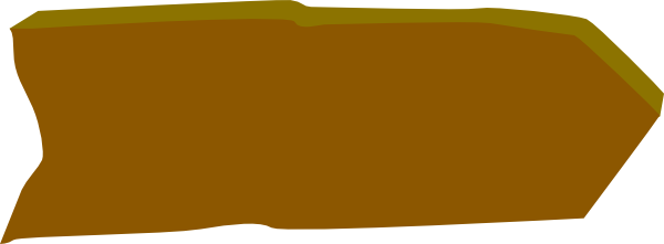 Sign Clipart Arrow - Wood Arrow Sign Clipart (600x221), Png Download