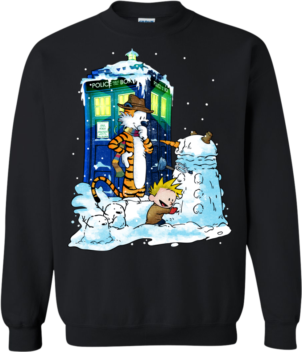 Calvin And Hobbes Tony The Tiger With Snowman Police - Yosemite Park T-shirts (1155x1155), Png Download