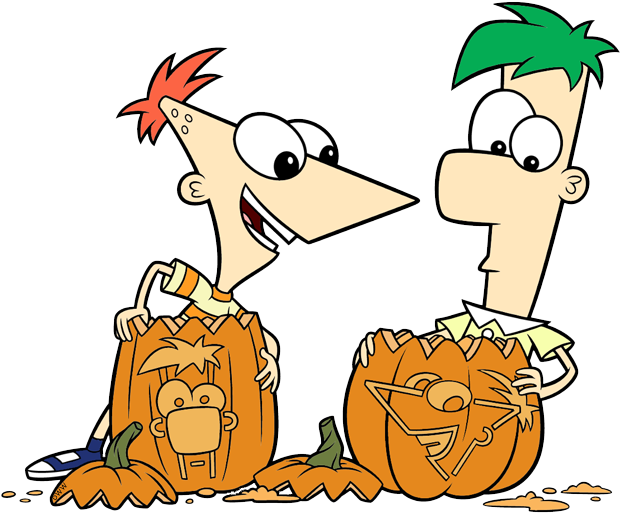 Disney Halloween Clip Art 6 - Раскраски Финес И Ферб (642x519), Png Download
