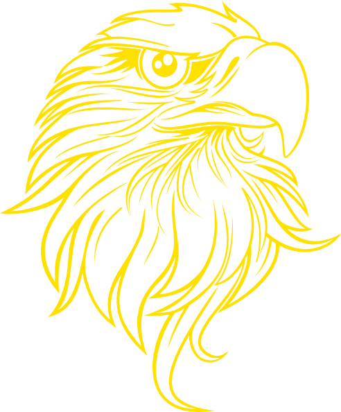 Eagle Feather Outline - Central Jakarta (492x594), Png Download