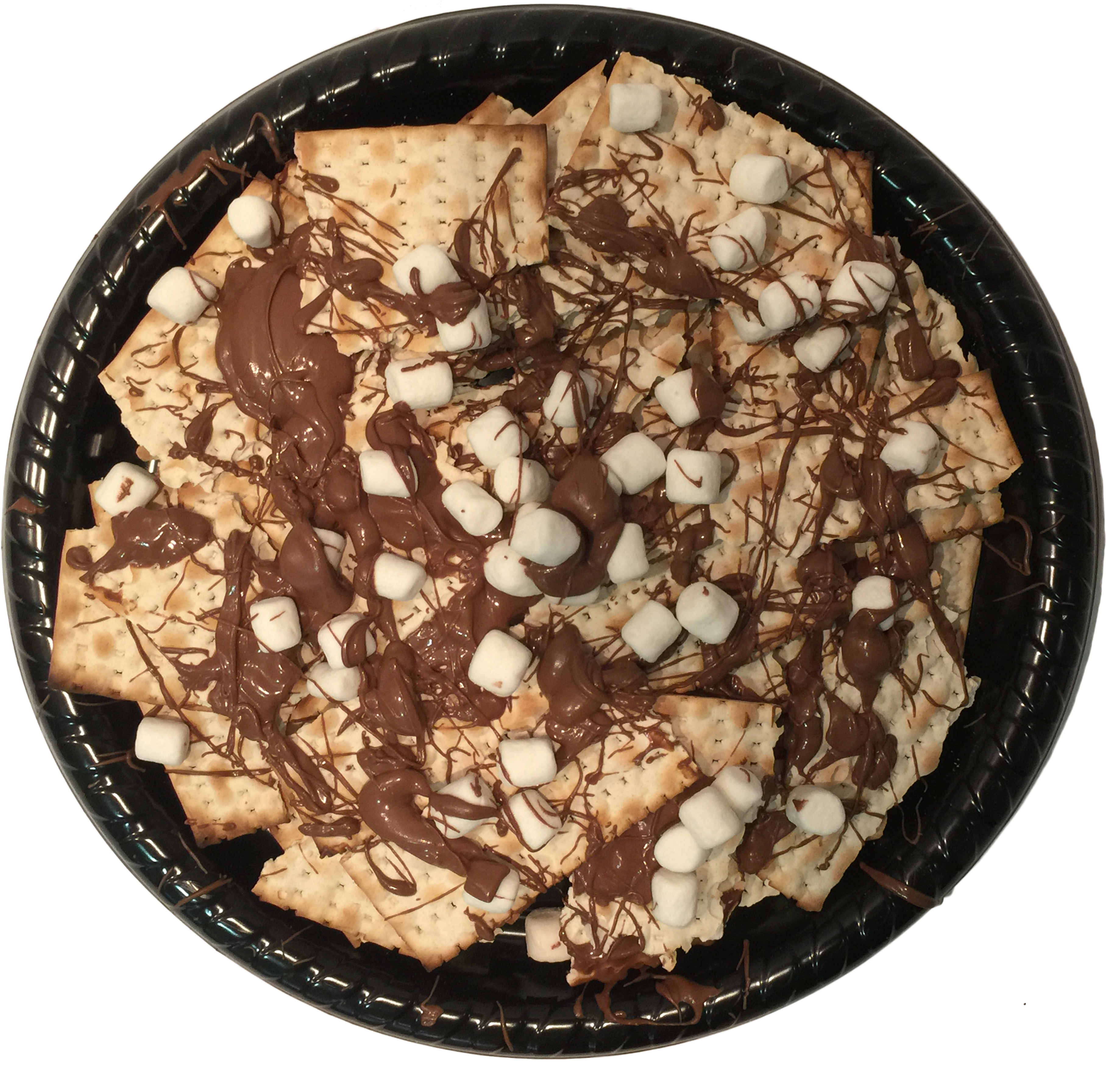 Smore's Matzo Platter - Chocolate (3675x3500), Png Download