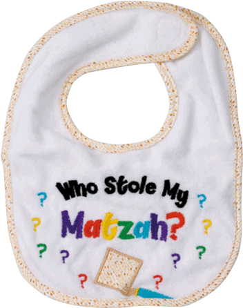 "who Stole My Matzah" Bib - Passover Bib (460x500), Png Download