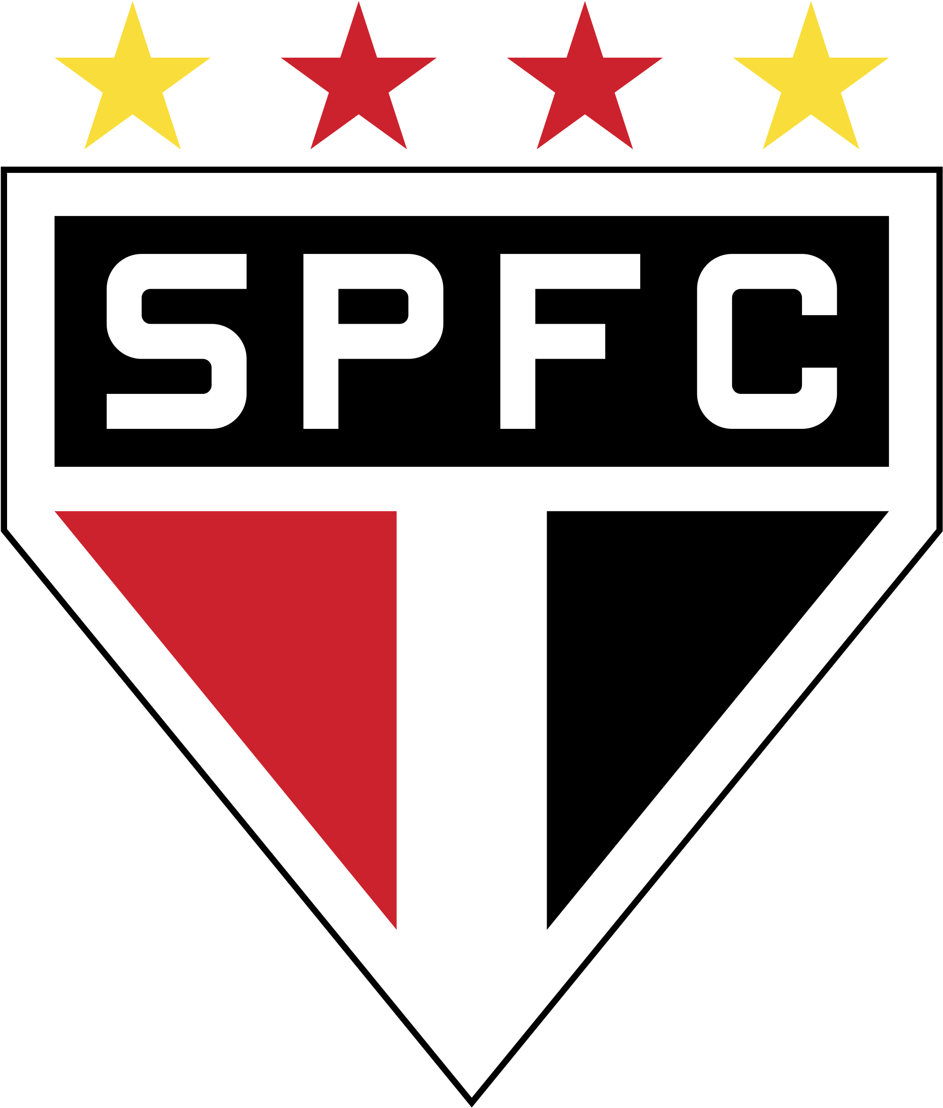 Sao Paulo F C Logo Png Transparent - São Paulo Fc (2400x2400), Png Download